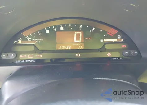 2001 Honda S2000 z USA, uszkodzony, nr VIN JHMAP11461T000655